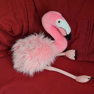 Accurate flamingo plushie