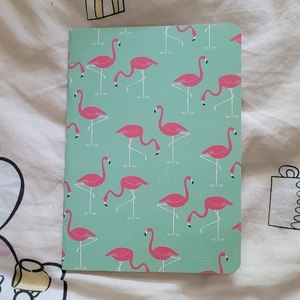 Small flamingo notebook