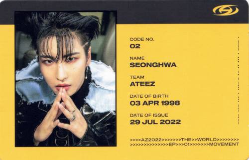 Seonghwa ID photocard