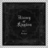 history of kingdom: arthur by kingdom album cover square stamp