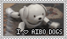 i heart aibo dogs stamp