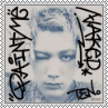 paint me naked by ten album cover square stamp